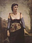 Jean Baptiste Camille  Corot, Agostina (mk09)